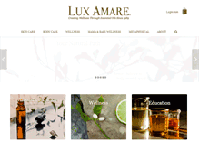 Tablet Screenshot of luxamare.com